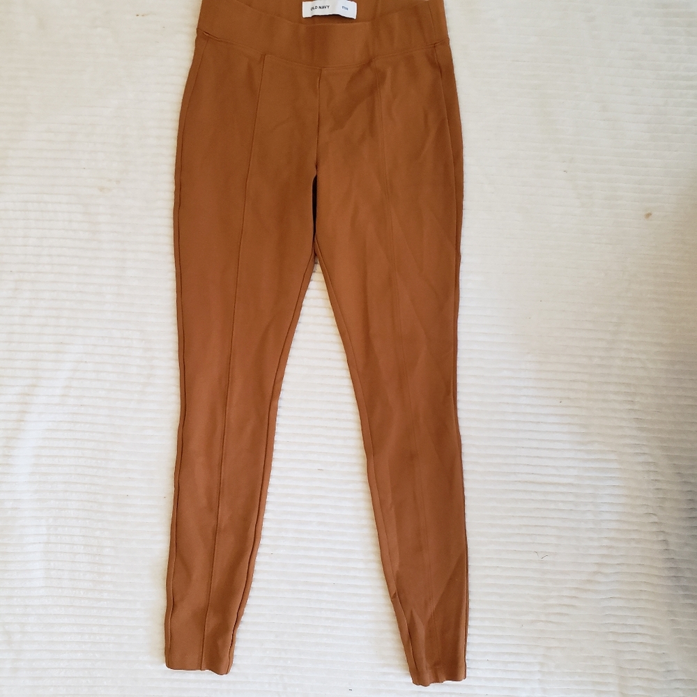 Old Navy Kids Stevie Mustard Brown Pants/Leggings Small